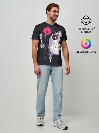 Мужская базовая футболка / День мертвецов