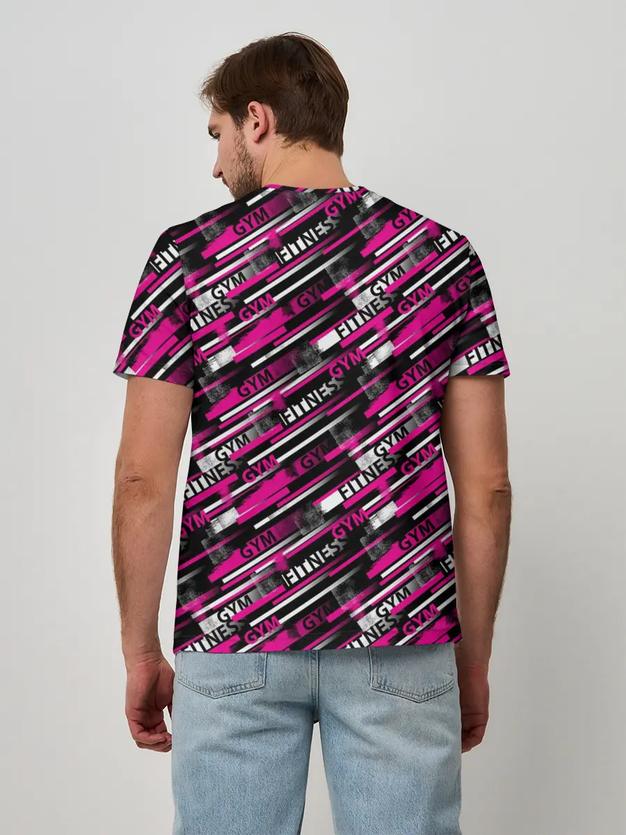 Мужская базовая футболка / FITNESS