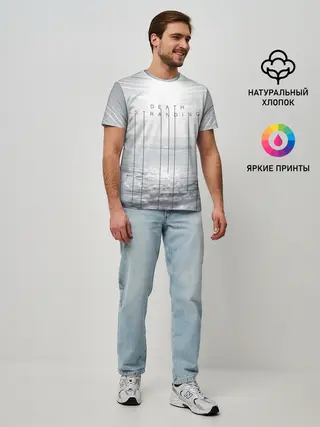 Мужская базовая футболка / DEATH STRANDING