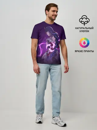 Мужская базовая футболка / БААЛ | BAAL | ГЕНШИН