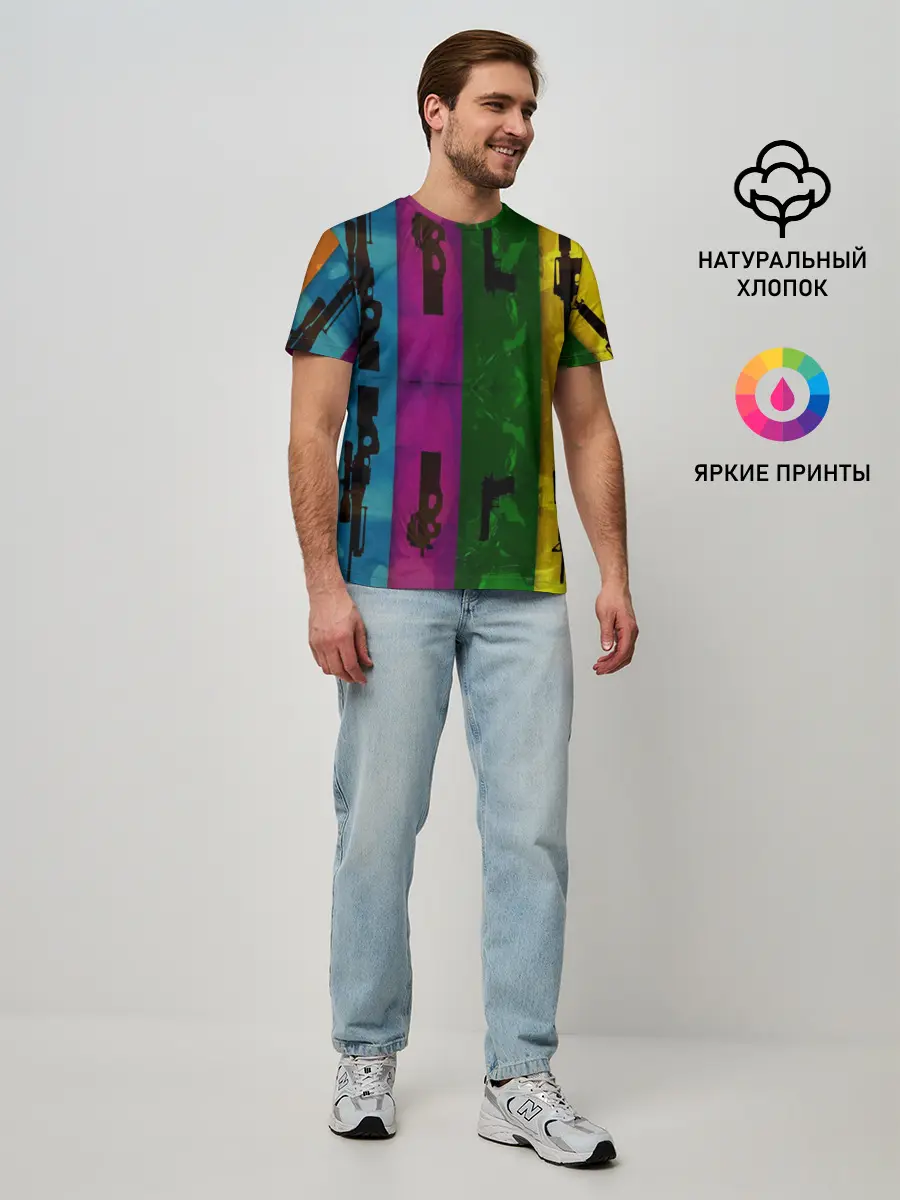 Мужская базовая футболка / Кс го оружие