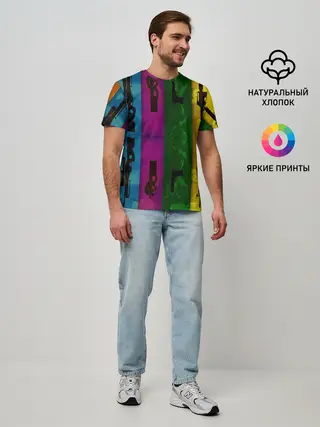 Мужская базовая футболка / Кс го оружие