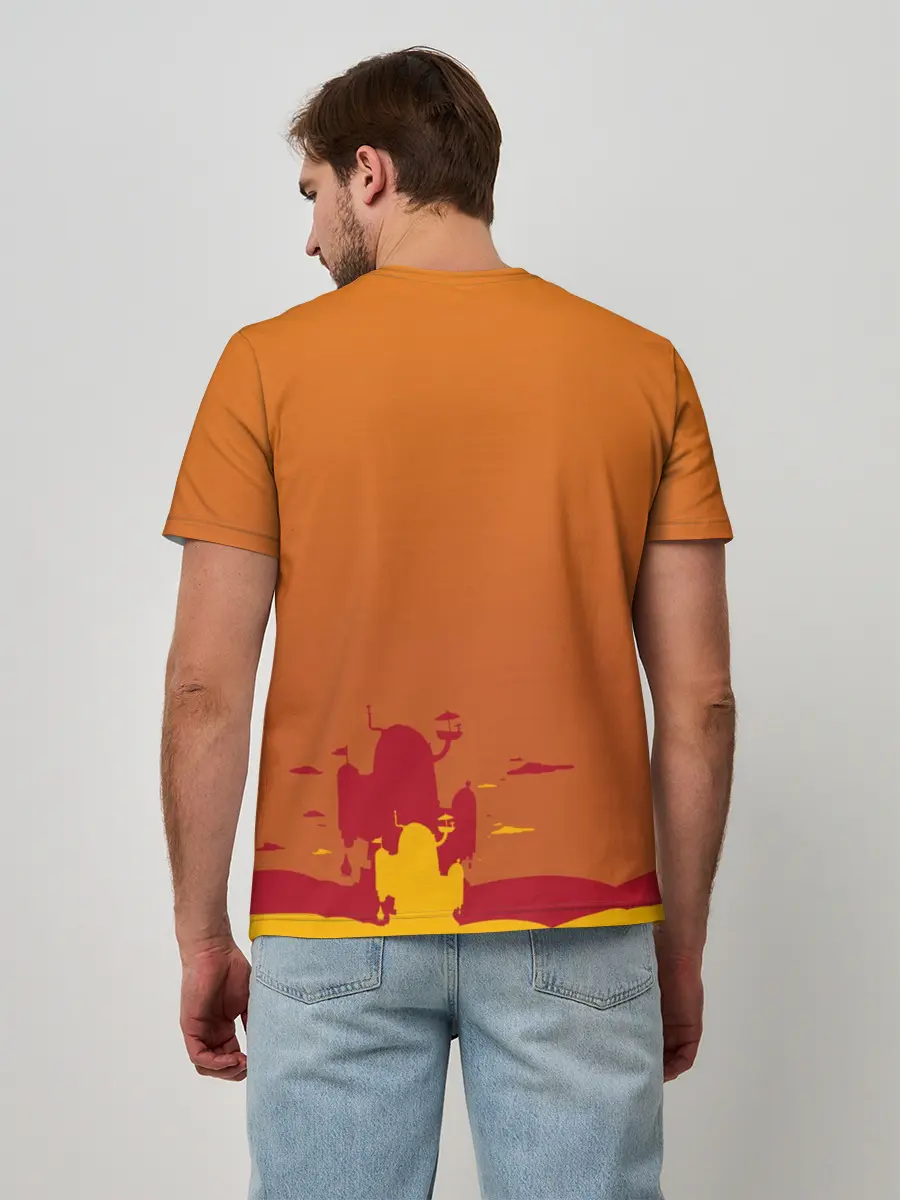 Мужская базовая футболка / Get your hero on DUDE