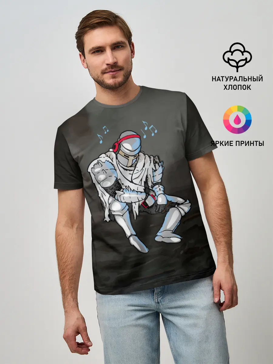 Мужская базовая футболка / Dark Souls