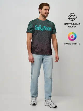 Мужская базовая футболка / SALLY FACE.