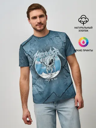 Мужская базовая футболка / Metallica, freeze em all