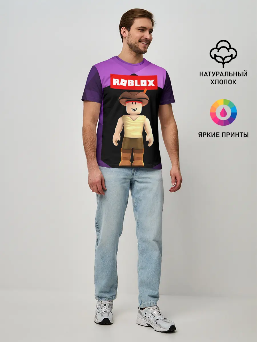 Мужская базовая футболка / ROBLOX | РОБЛОКС