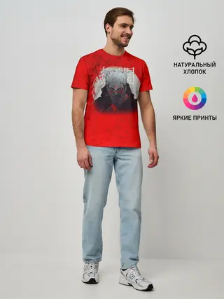 Мужская базовая футболка / МАГИЧЕСКАЯ БИТВА | SUKUNA