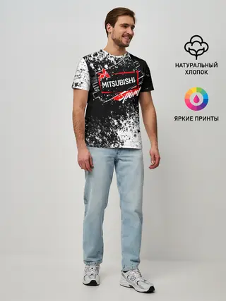 Мужская базовая футболка / Mitsubishi SPORT