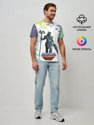 Мужская базовая футболка / SKELETOR | СКЕЛЕТОР