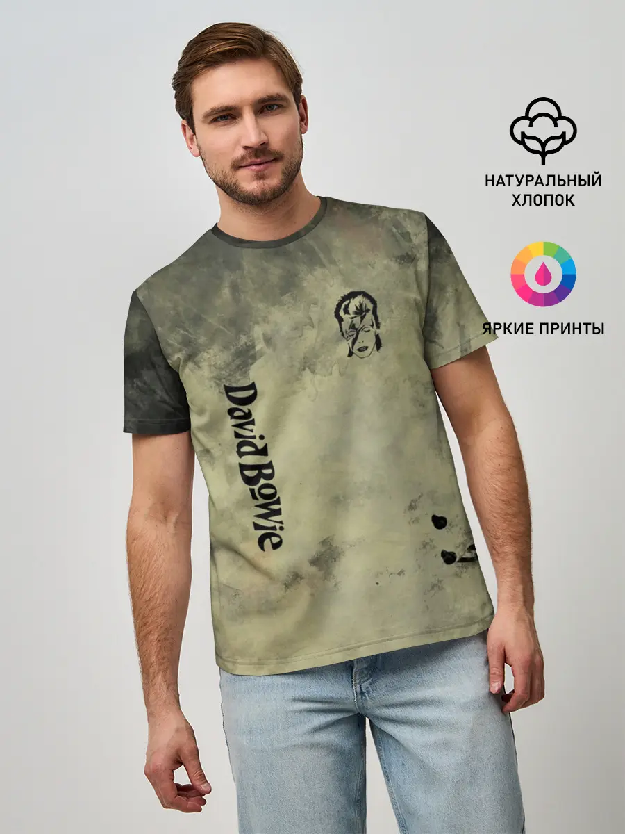 Мужская базовая футболка / David Bowie