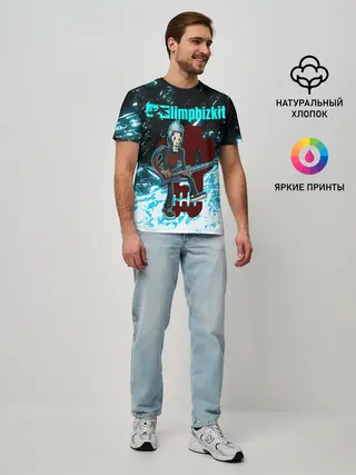 Мужская базовая футболка / LIMP BIZKIT