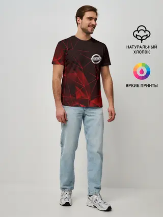 Мужская базовая футболка / NISSAN