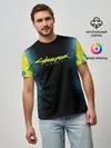 Мужская базовая футболка / CYBERPUNK 2077 | КИБЕРПАНК 2077