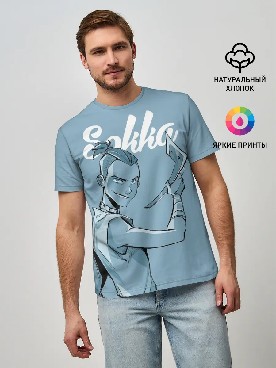 Мужская базовая футболка / Sokka
