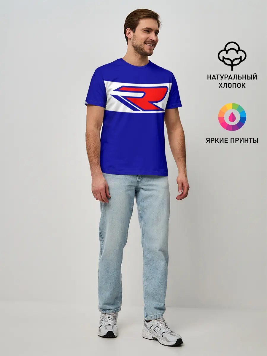 Мужская базовая футболка / SUZUKI MOTO SPROT | СУЗУКИ МОТО СПОРТ