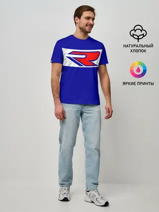 Мужская базовая футболка / SUZUKI MOTO SPROT | СУЗУКИ МОТО СПОРТ