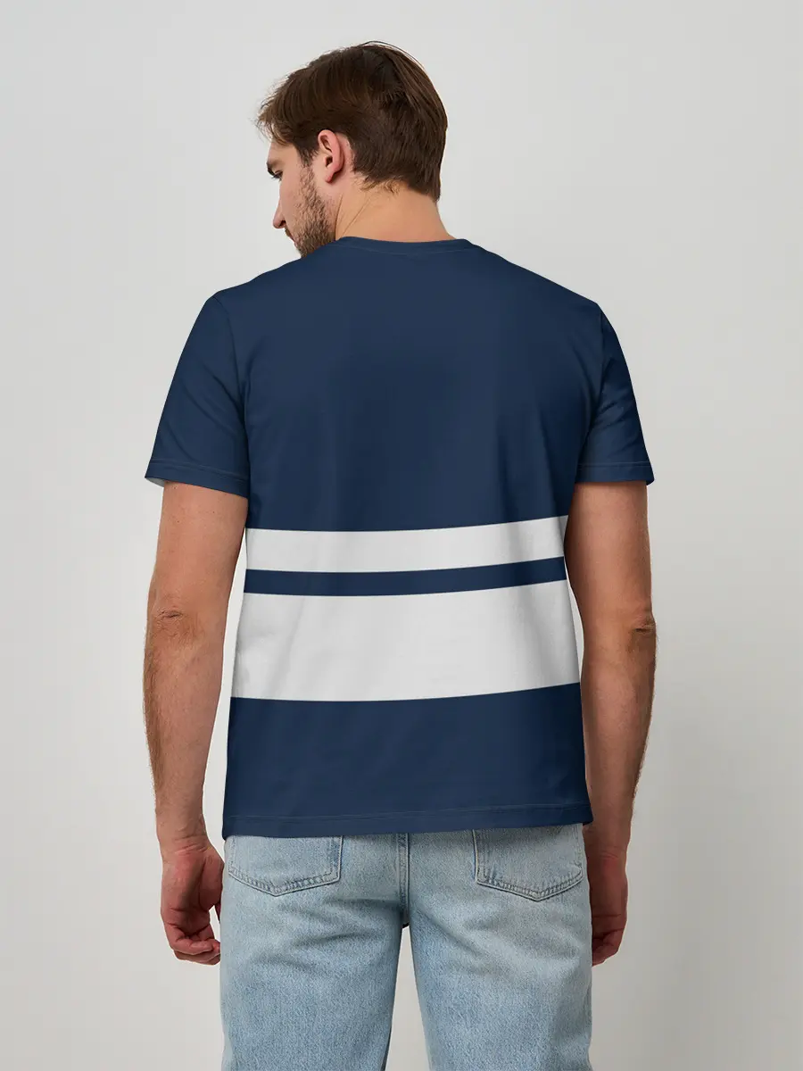 Мужская базовая футболка / ВИННИПЕГ ДЖЕТС НХЛ