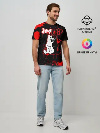 Мужская базовая футболка / MONOKUMA Despair