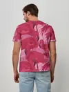 Мужская базовая футболка / розовые фламинго