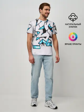 Мужская базовая футболка / Граффити