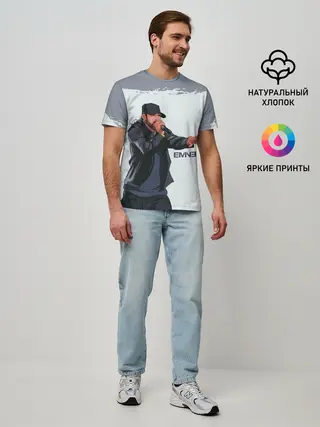 Мужская базовая футболка / EMINEM | ЭМИНЕМ