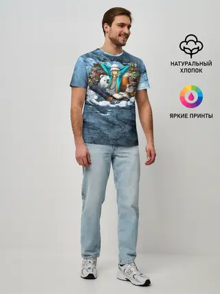 Мужская базовая футболка / One Piece | Trafalgar Law