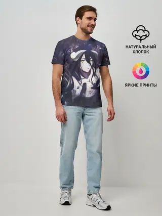 Мужская базовая футболка / Оверлорд аниме