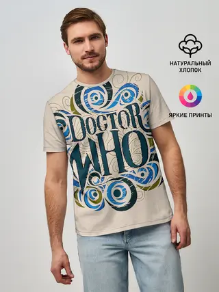 Мужская базовая футболка / Doctor Who