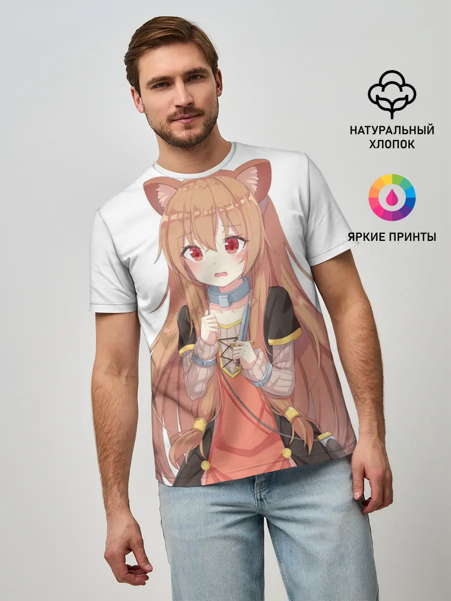 Мужская базовая футболка / Raphtalia