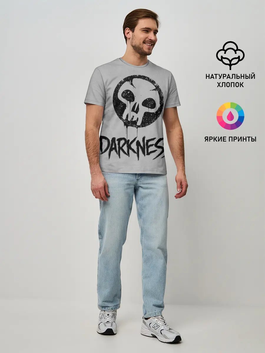 Мужская базовая футболка / Emblems Darkness