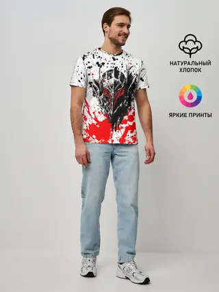 Мужская базовая футболка / Броня Берсерка.