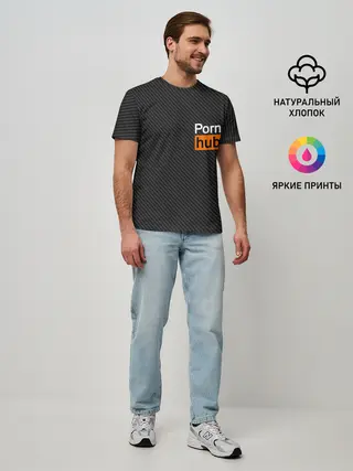 Мужская базовая футболка / PORN HUB