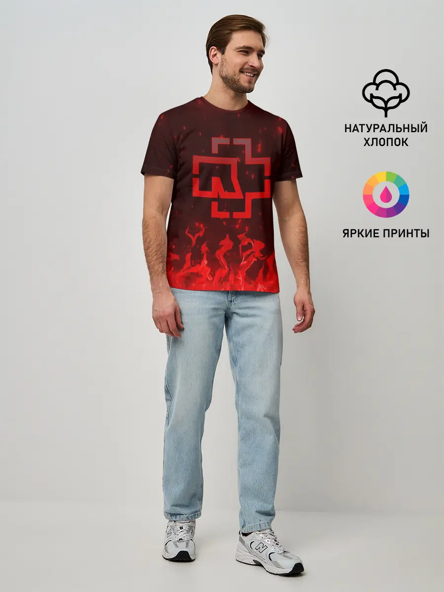 Мужская базовая футболка / Rammstein