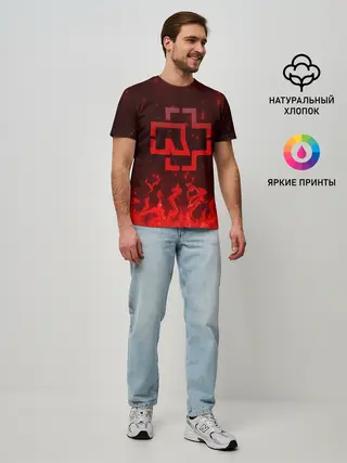 Мужская базовая футболка / Rammstein