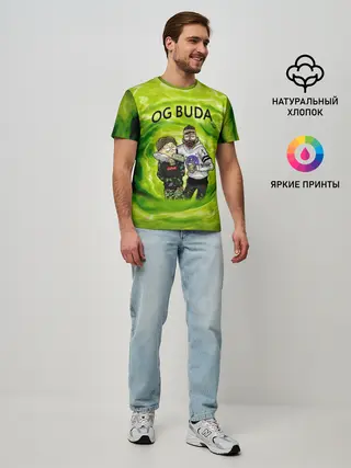 Мужская базовая футболка / Репер - OG Buda