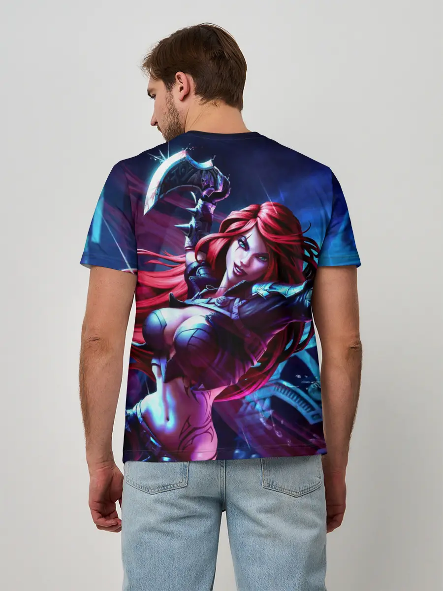 Мужская базовая футболка / Катарина League of legends