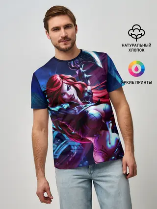Мужская базовая футболка / Катарина League of legends