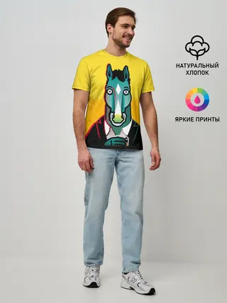 Мужская базовая футболка / BoJack Horseman