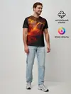 Мужская базовая футболка / Fire Girl
