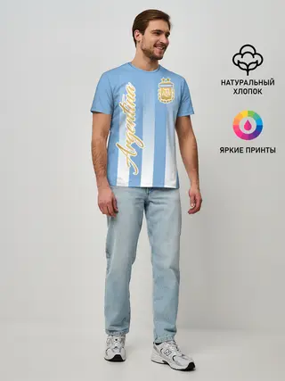Мужская базовая футболка / Сборная Аргентины