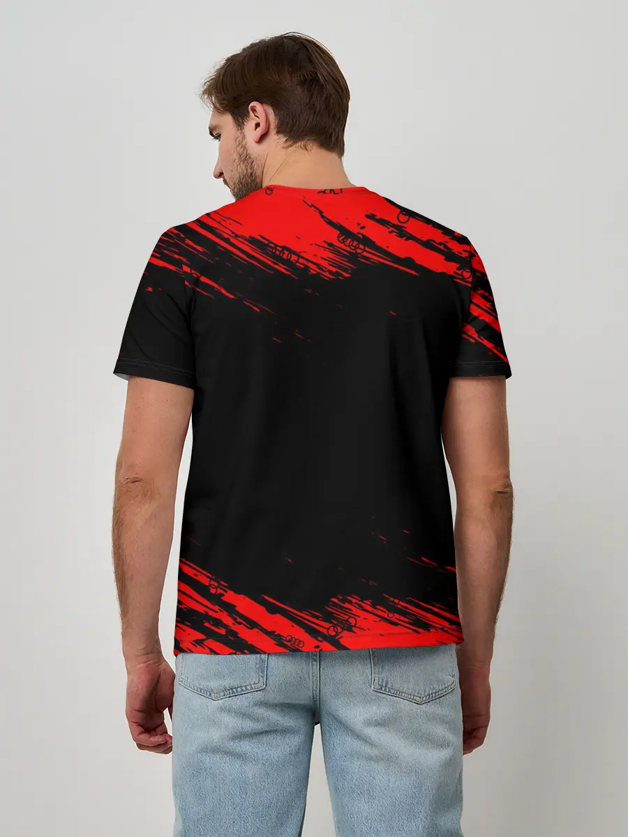 Мужская базовая футболка / AUDI / АУДИ