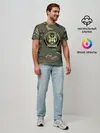 Мужская базовая футболка / Автомобильные войска камуфляж