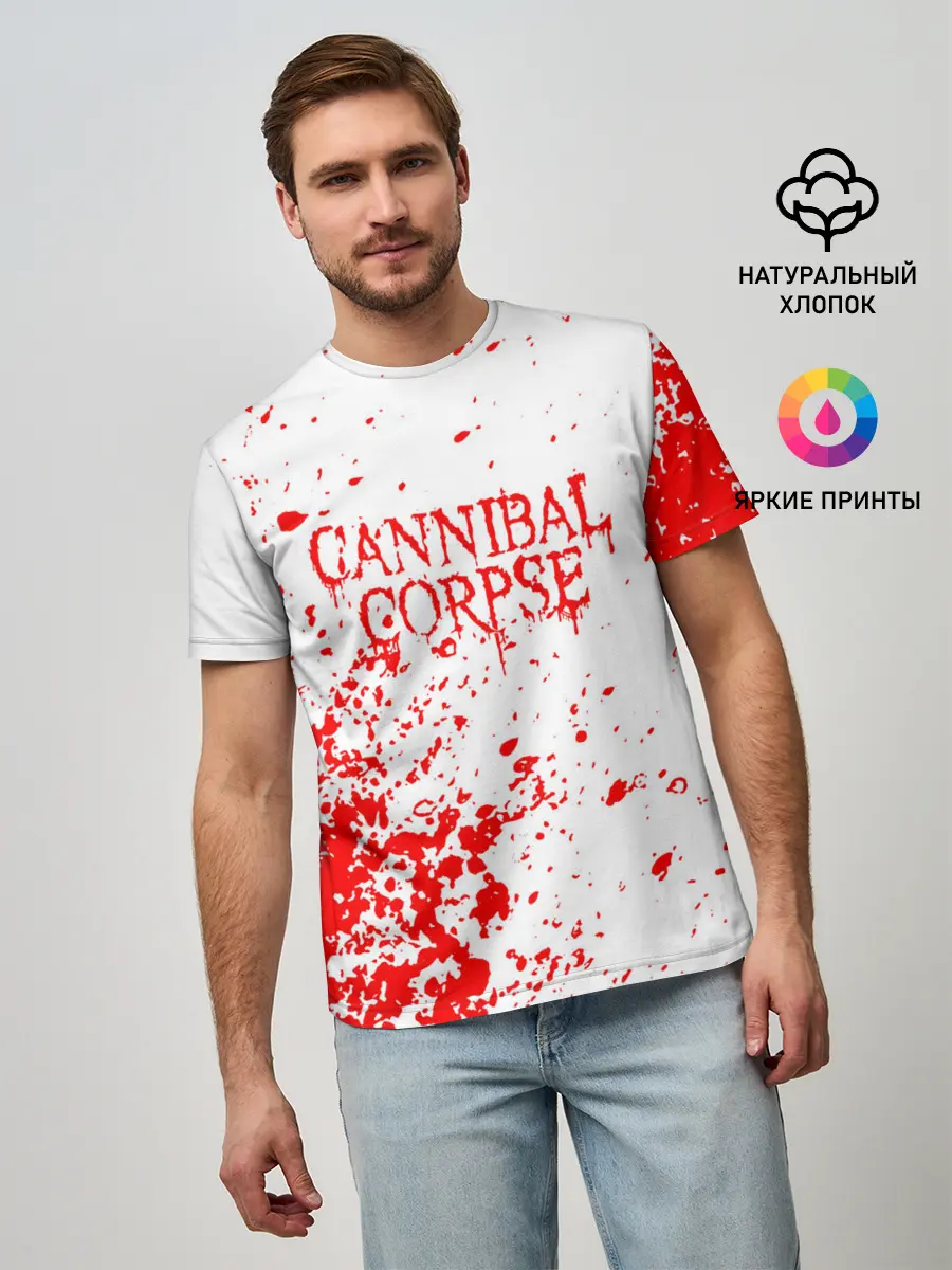 Мужская базовая футболка / cannibal corpse.