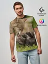 Мужская базовая футболка / Волки