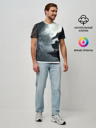 Мужская базовая футболка / Dishonored