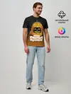 Мужская базовая футболка / ТЫКВА КОСМОНАВТ | SPACE HALLOWEEN