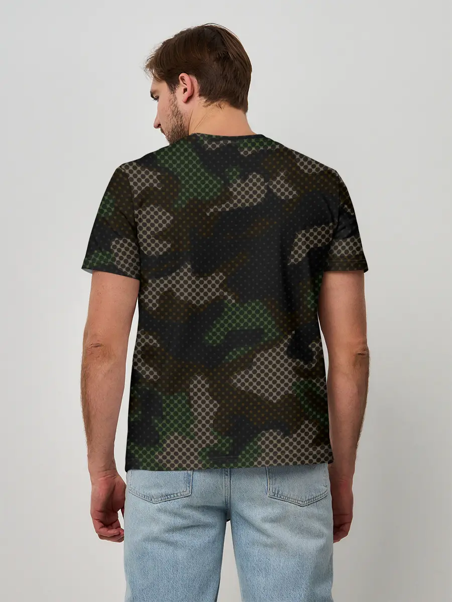 Мужская базовая футболка / КАМУФЛЯЖ