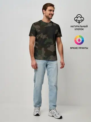 Мужская базовая футболка / КАМУФЛЯЖ