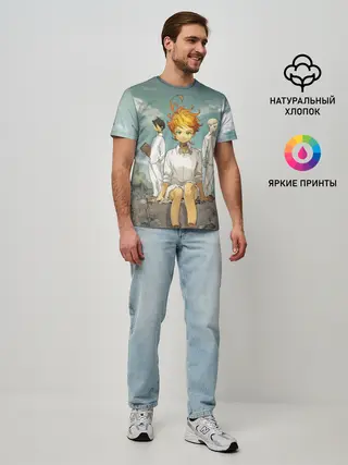 Мужская базовая футболка / The Promised Neverland